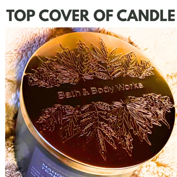 3 WICK CANDLE - MAHONGANY TEAKWOOD - BATH & BODY WORKS - BRAND NEW WITH TOP - Picture 2 of 5
